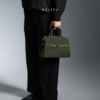 Beliya Tami HandBag Olive Green Suede - Medium Size