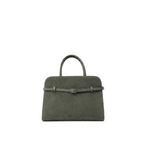 Tami HandBag Olive Green Suede - Big Size