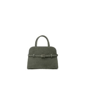 Tami HandBag Olive Green Suede - Medium Size