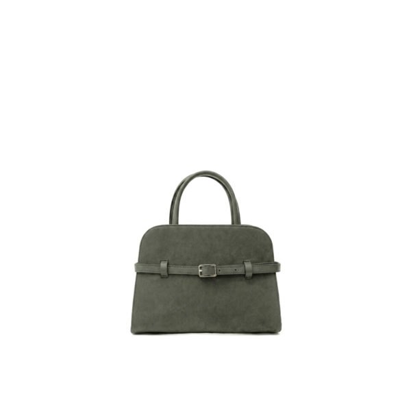 Tami HandBag Olive Green Suede - Medium Size