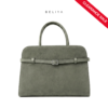Artboard 10 Tami HandBag Olive Green Suede - Big Size